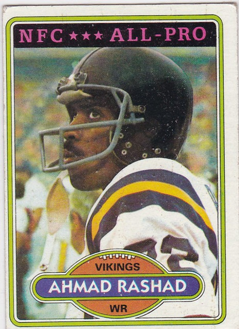 1980 Topps #467 Ahmad Rashad Minnesota Vikings
