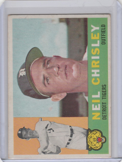 1960 Topps #273 Neil Chrisley Detroit Tigers EX