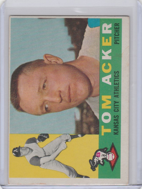 1960 Topps #274 Tom Acker Kansas City Athletics EX