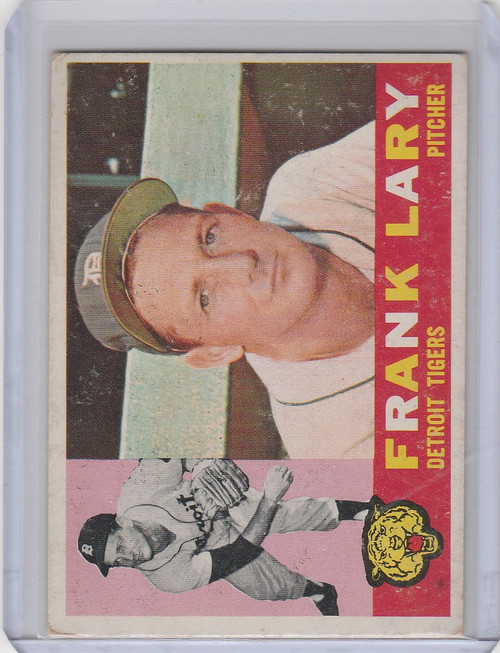 1960 Topps #85 Frank Lary Detroit Tigers EX P