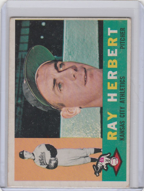 1960 Topps #252 Ray Herbert Kansas City Athletics EXMT