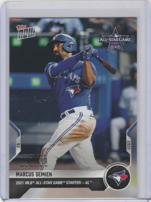 2021 Topps Now Platinum All Star Game #ASG-5 Marcus Semien Toronto Blue Jays