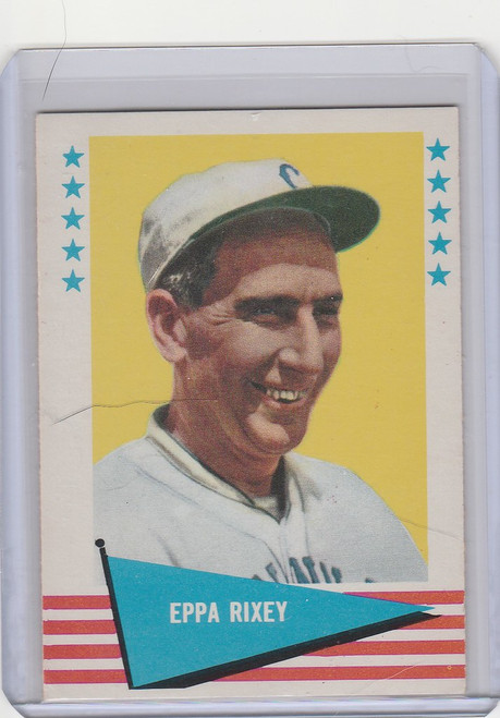 1961 Fleer Baseball Greats #71 Eppa Rixey Cincinnati Reds EXMT