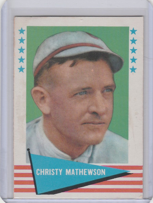 1961 Fleer Baseball Greats #59 Christy Mathewson New York Giants EXMT