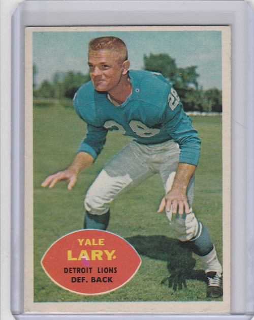1960 Topps #48 Yale Lary Detroit Lions EXMT