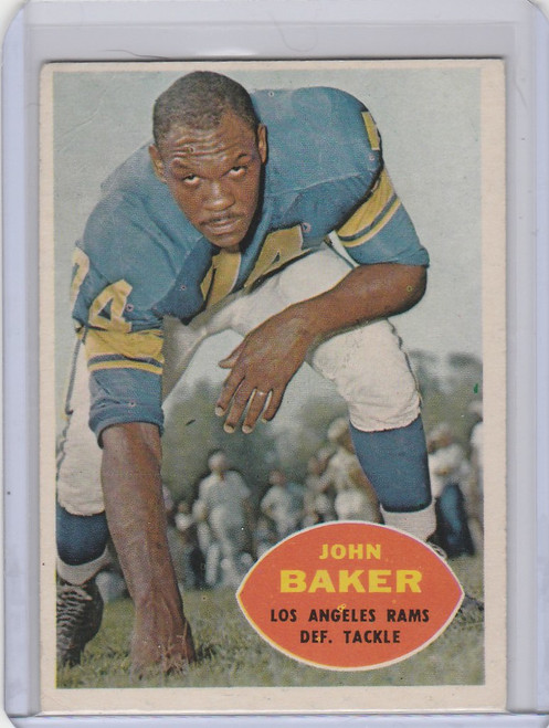 1960 Topps #70 John Baker Los Angeles Rams EXMT
