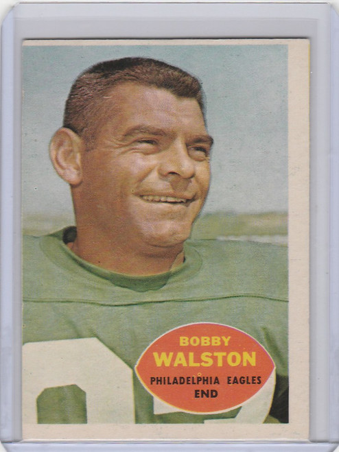 1960 Topps #86 Bobby Walston Philadelphia Eagles EX
