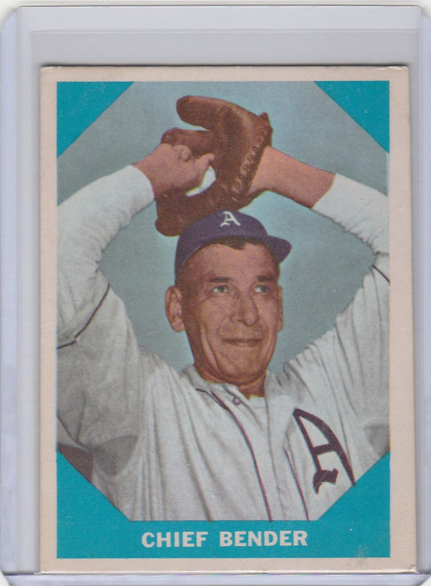 1960 Fleer Baseball Greats #7 Chief Bender Philadelphia Athletics EXMT