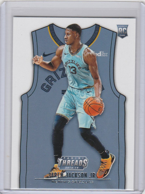 2018-19 Panini Threads #186 Jaren Jackson Jr Memphis Grizzlies