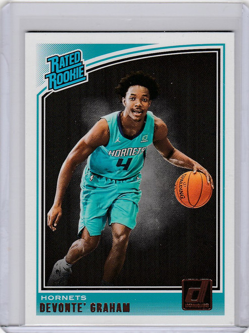 2018-19 Donruss #189 Devonte Graham Charlotte Hornets