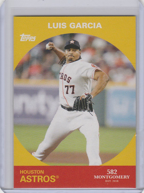 2022 Topps 582 Montgomery Set #5 #16 LUIS GARCIA HOUSTON ASTROS