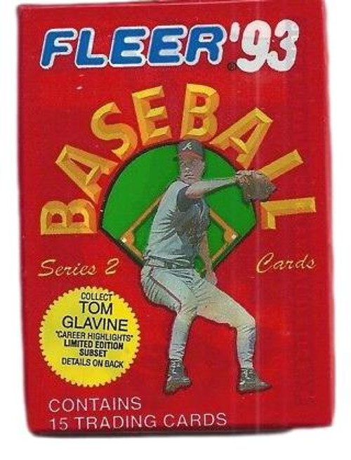 1993 Fleer Baseball Wax Pack Series 2