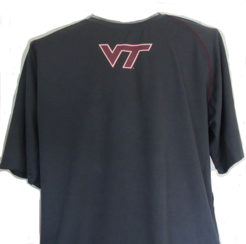 NCAA Virginia Tech Hokies Dark TShirt with Hokies on Back