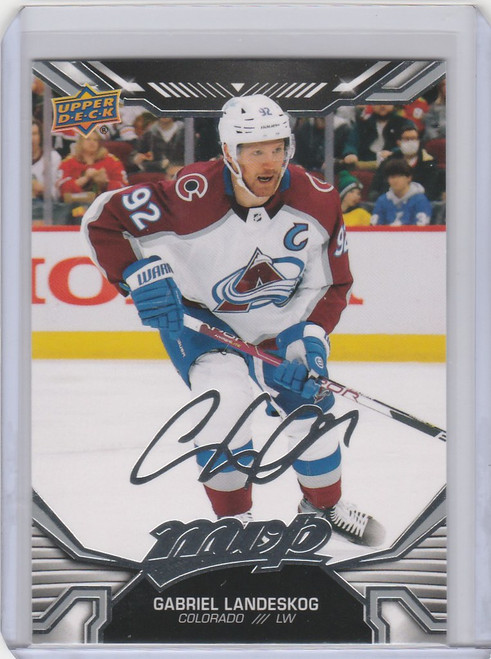 2022-23 Upper Deck MVP Silver Script #59 Gabriel Landeskog Colorado Avalanche