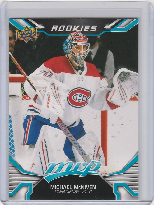 2022-23 Upper Deck MVP Rookie SP #238 Michael McNiven Montreal Canadiens