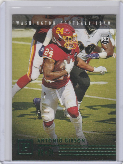 2020 PANINI CHRONICLES GREEN #PA-11 ANTONIO GIBSON WASHINGTON COMMANDERS