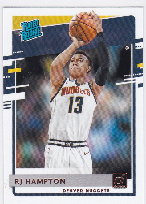 2020-21 Donruss #257 RJ Hampton RC Denver Nuggets