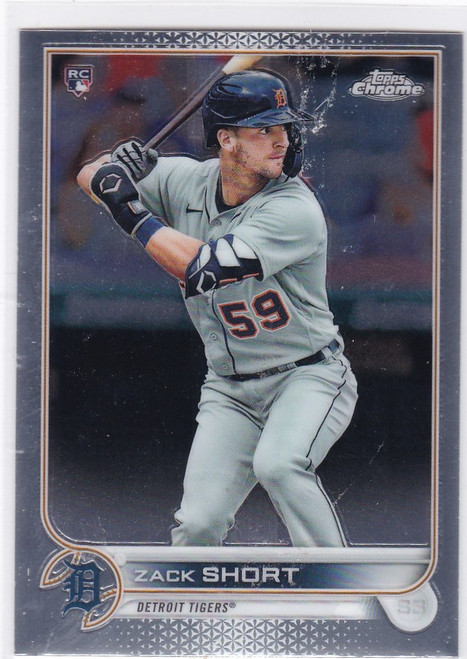 2022 Topps Chrome #86 Zack Short RC Rookie Detroit Tigers