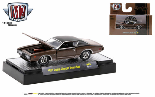 M2 Machines 1:64 Detroit Muscle Release 63 1971 Dodge Charger Supper Bee