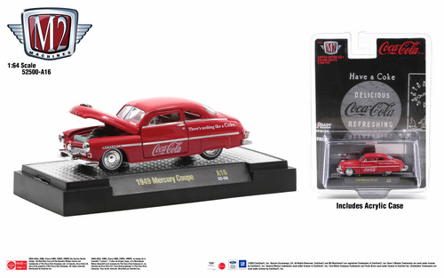 M2 Machines Coca-Cola Release A16 1949 Mercury Coupe