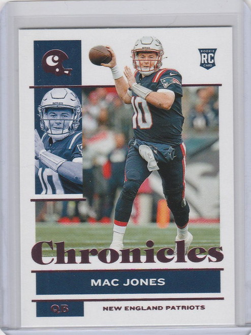 2021 Panini Chronicles #80 Mac Jones New England Patriots