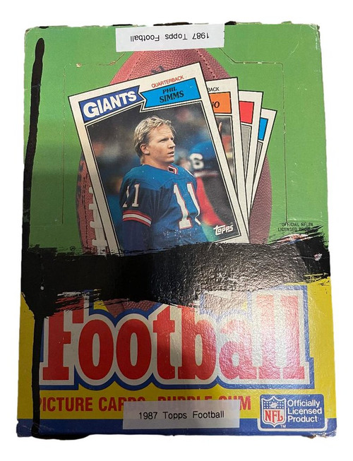 1987 Topps Football Box - XOUT