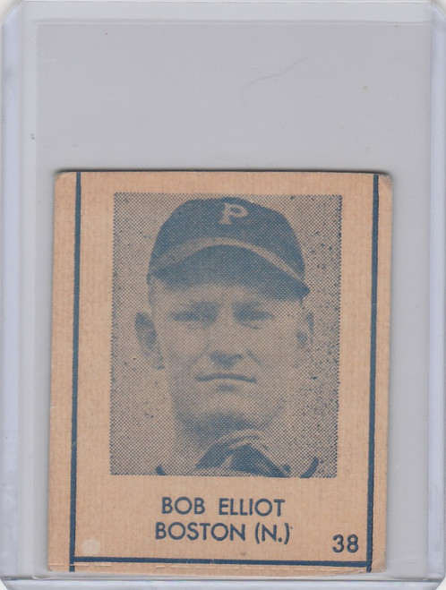 1948 R346 Blue Tint #38 Bob Elliot Boston Braves