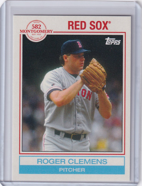 2022 Topps 582 Montgomery Set 4 #7 Roger Clemens Boston Red Sox