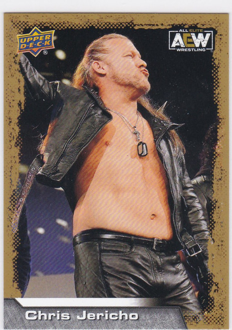 2022 Upper Deck AEW #1 Chris Jericho GOLD Parallel