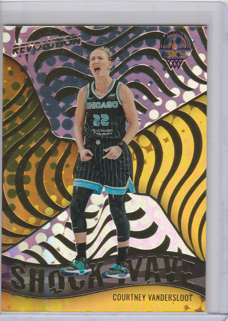 2021-22 Panini WNBA Revolution Shock Waves #7 Courtney Vandersloot Chicago Sky