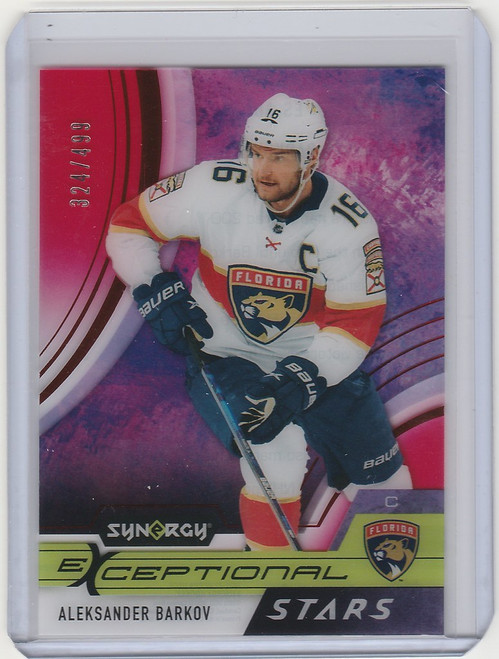 2021-22 UD Synergy Exceptional Stars ESAB Aleksander Barkov Panthers 324/499