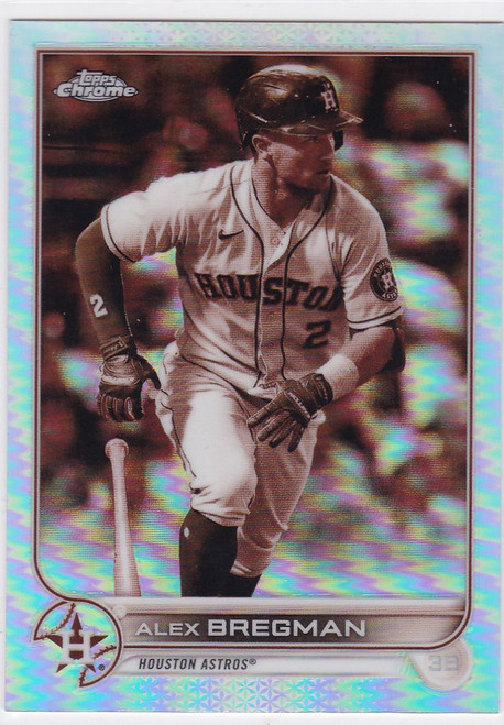 2022 Topps Chrome #141 Alex Bregman Sepia Houston Astros