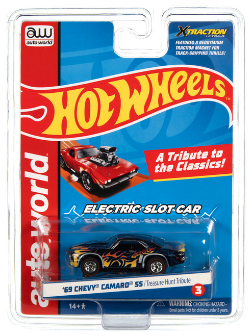 AW Hot Wheels SC382 R1 Slot Car 1969 Chevy Camaro SS