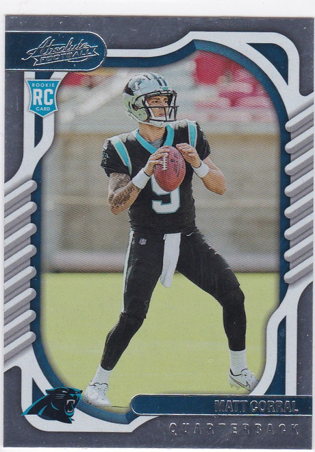 2022 Absolute #102 Matt Corral RC Carolina Panthers