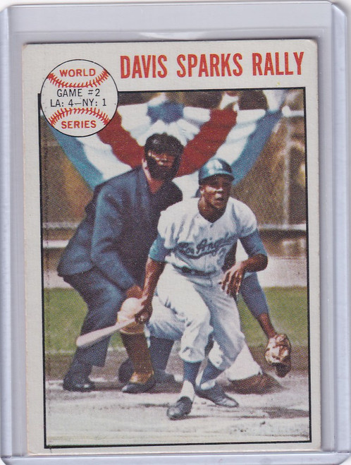 1964 Topps Baseball #137 1963 World Series Game 2 Davis Sparks Rally