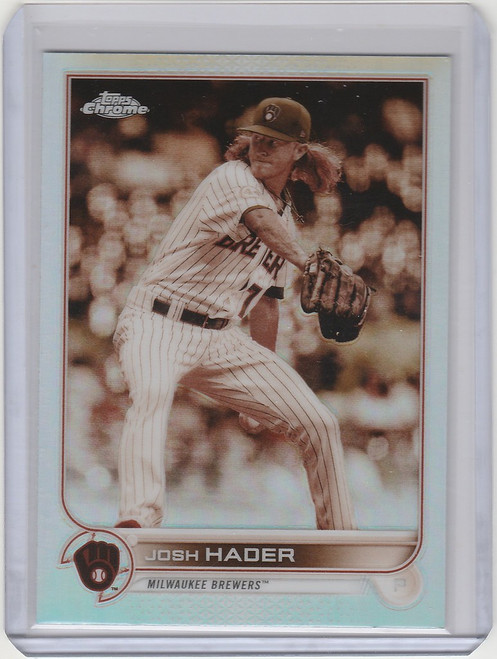 2022 Topps Chrome Sepia #119 Josh Hader - Milwaukee Brewers