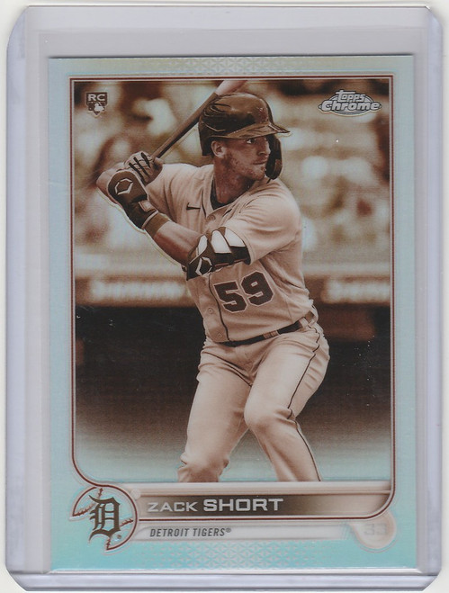 2022 Topps Chrome Sepia #86 Zack Short - Detroit Tigers RC