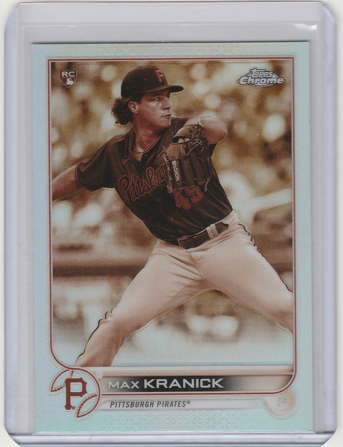 2022 Topps Chrome Sepia #144 Max Kranick - Pittsburgh Pirates RC