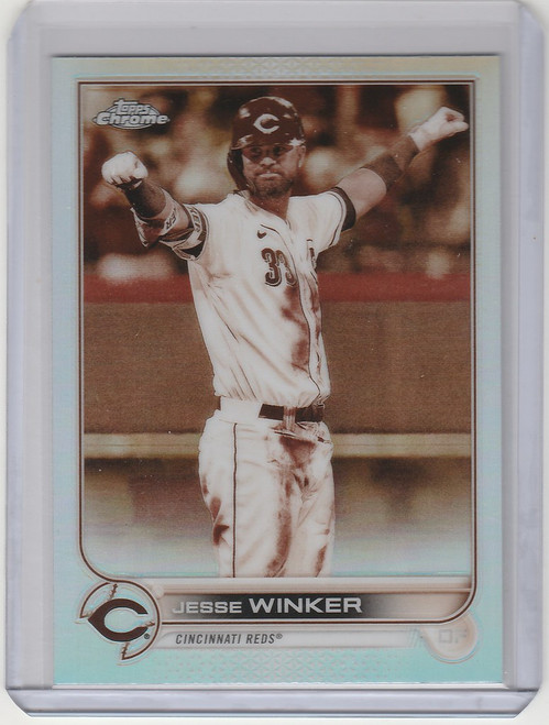 2022 Topps Chrome Sepia #21 Jesse Winker - Cincinnati Reds