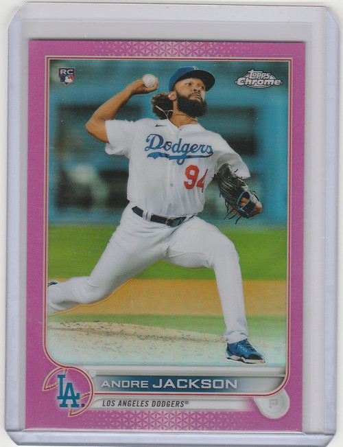 2022 Topps Chrome Pink #121 Andre Jackson - Los Angeles Dodgers RC