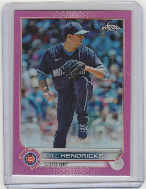 2022 Topps Chrome Pink #117 Kyle Hendricks - Chicago Cubs