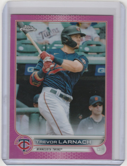 2022 Topps Chrome Pink #88 Trevor Larnach - Minnesota Twins