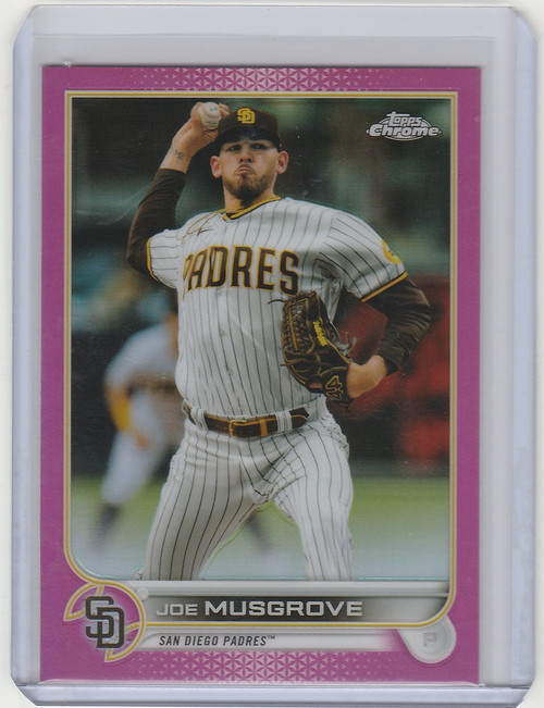 2022 Topps Chrome Pink #11 Joe Musgrove - San Diego Padres