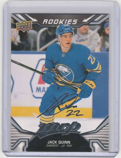 2022-23 Upper Deck MVP Silver Script #228 Jack Quinn Buffalo Sabres