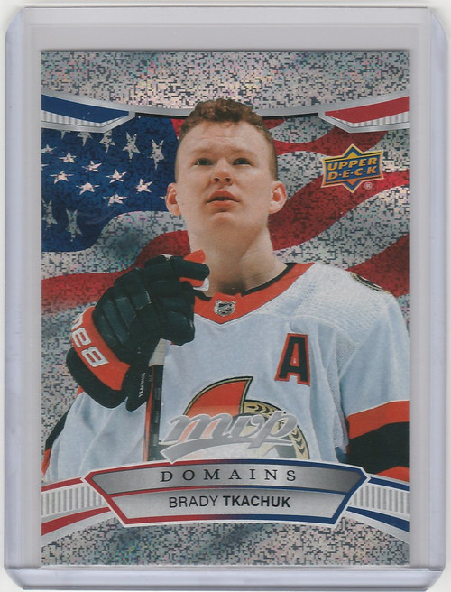 2022-23 Upper Deck MVP Domains #NA-11 Brady Tkachuk - Ottawa Senators