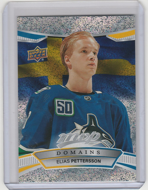 2022-23 Upper Deck MVP Domains #NA-4 Elias Pettersson - Vancouver Canucks