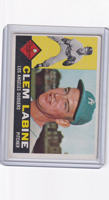 1960 Topps Baseball #29 Clem Labine Los Angeles Dodgers