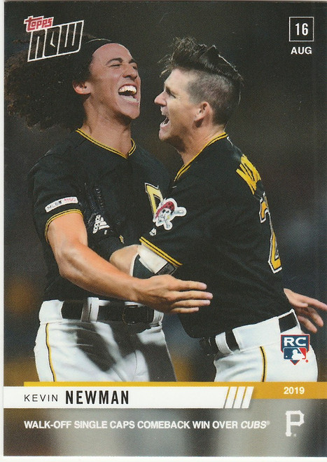 2019 TOPPS NOW #694 KEVIN NEWMAN WALK OFF SINGLE PITTSBURGH PIRATES