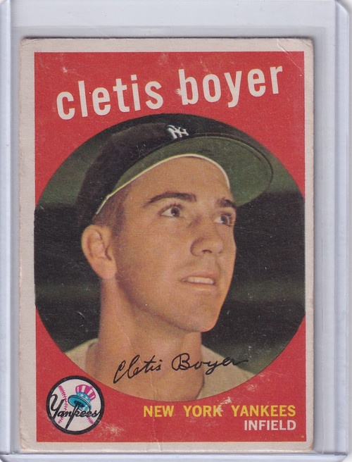 1959 Topps Baseball #251 Cletis Boyer New York Yankees
