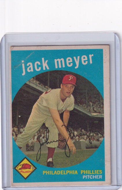 1959 Topps Baseball #269 Jack Meyer Philadelphia Phillies